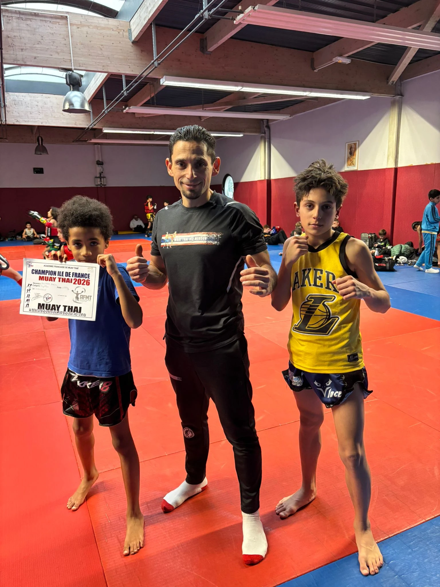 Isaac et Myckael au Championnat IDF